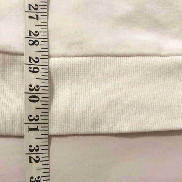 Fabletics White Odin Short Sleeve Sport Sweater Dress with Lace Tie Waist XS - Picture 9 of 9